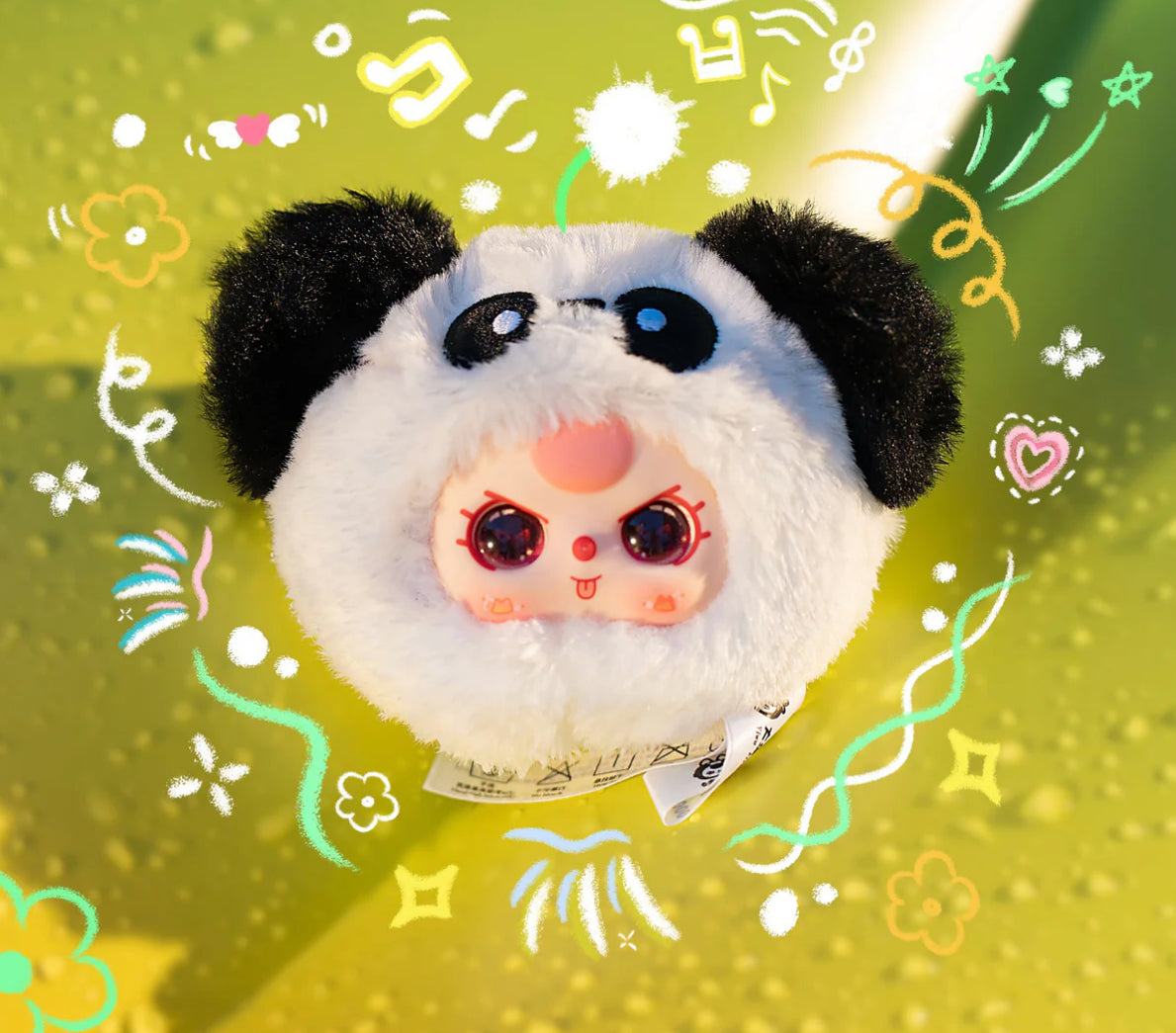 Baby Three Tiny Animal Series Plush Pendant Dolls