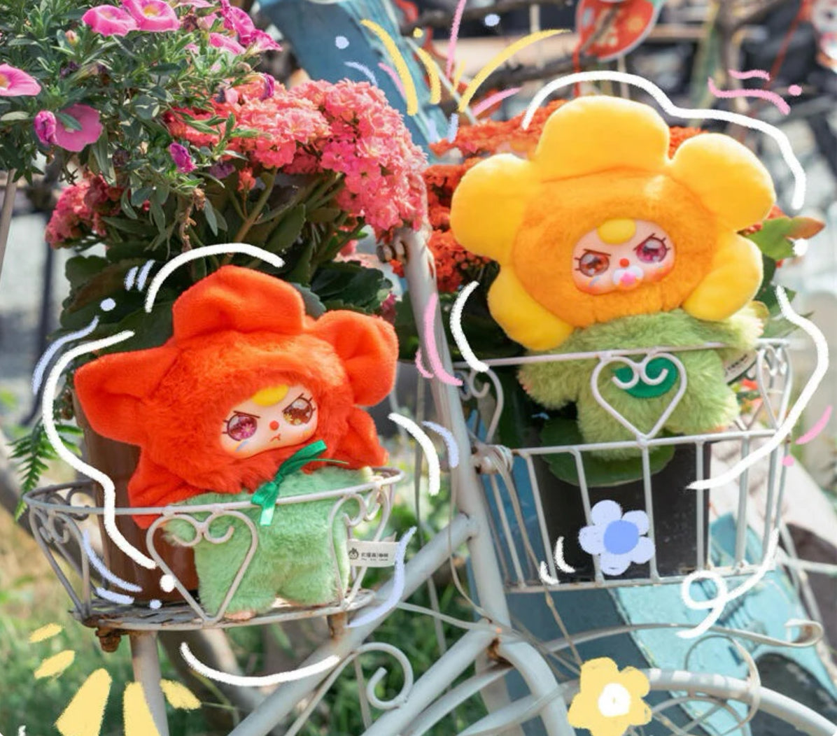 Baby Three Where is Spring series Plush pendant dolls