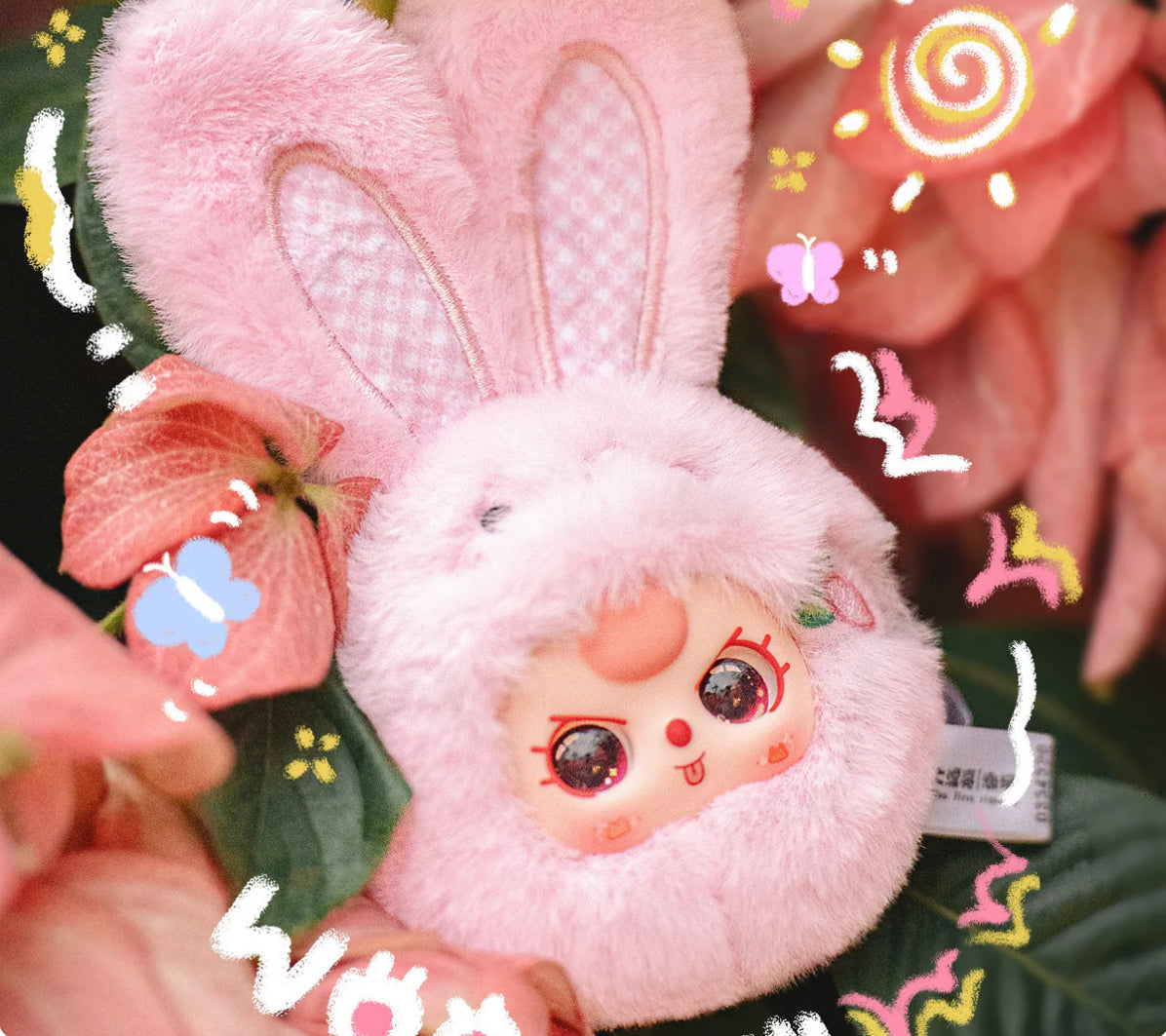 Baby Three Tiny Animal Series Plush Pendant Dolls