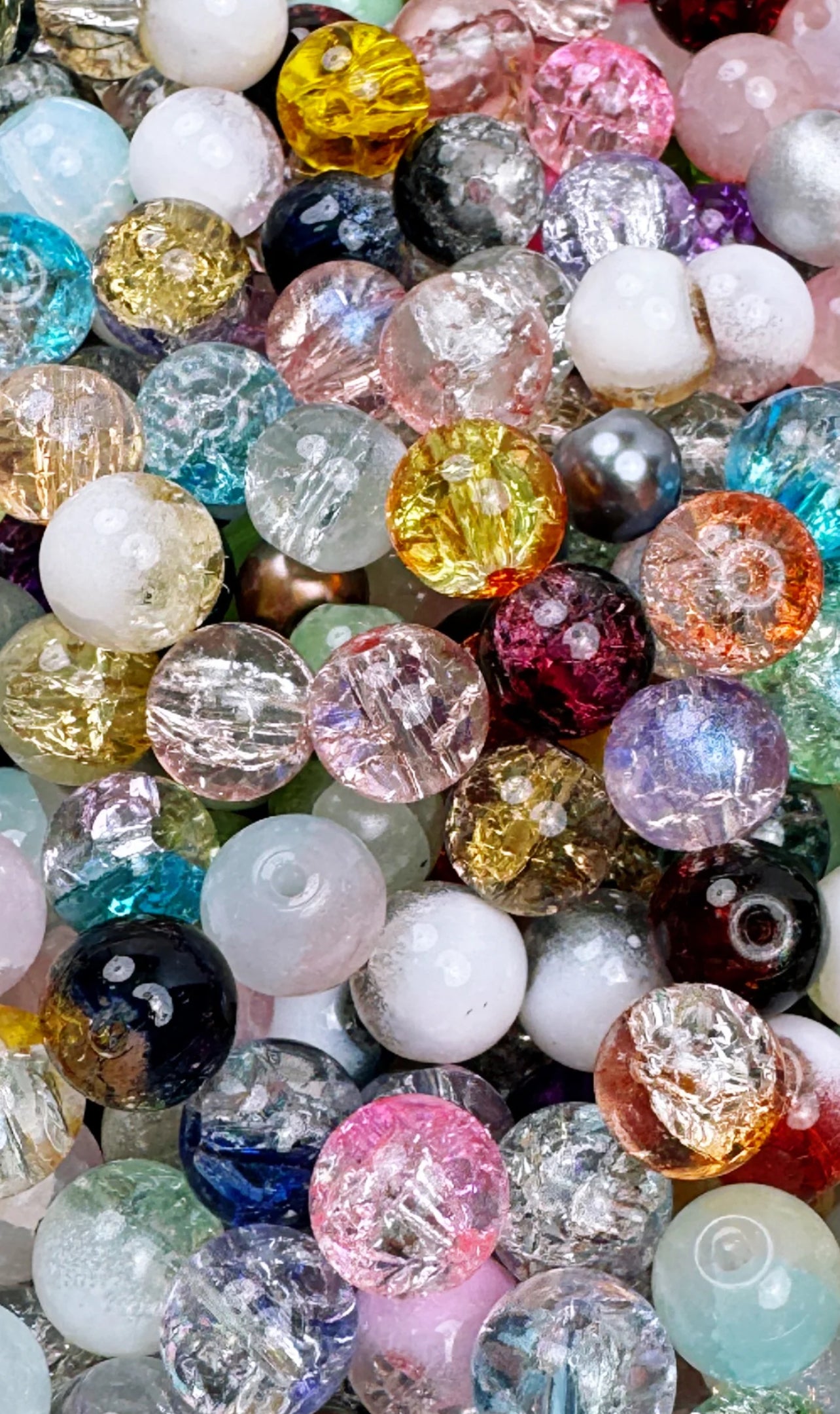 MIXED GLASS BEADS LUCKY BAGS