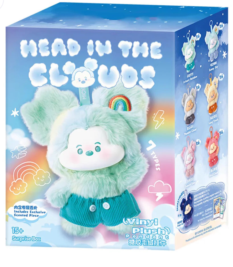 Mickey Head in the Clouds Series Plush Dolls