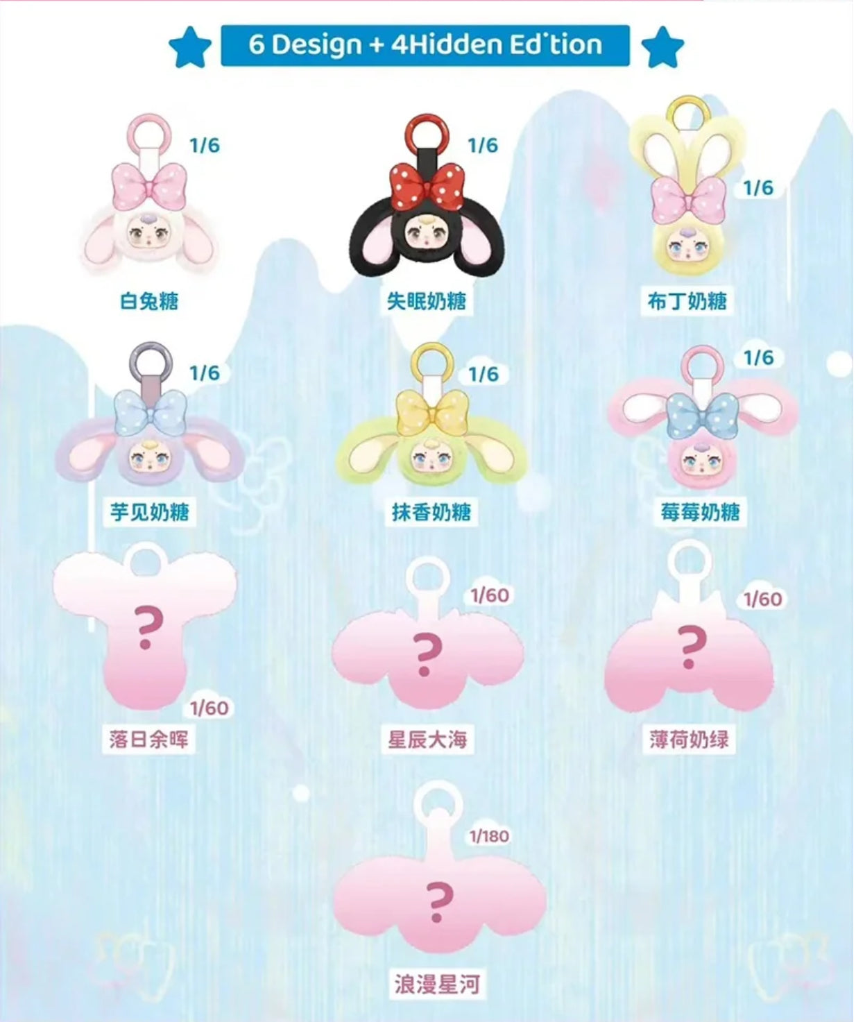 MM Candy Bunny V2 Series Plush Pendant Doll