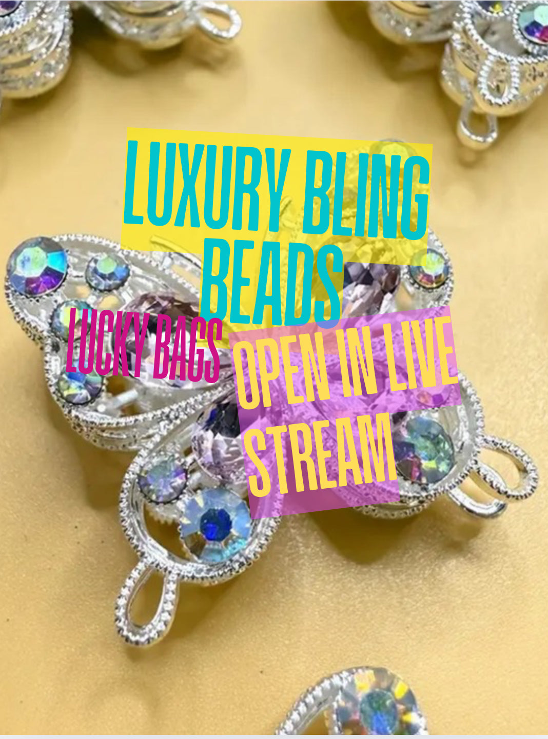 LUXURY BLING BEADS LUCKY BAGS