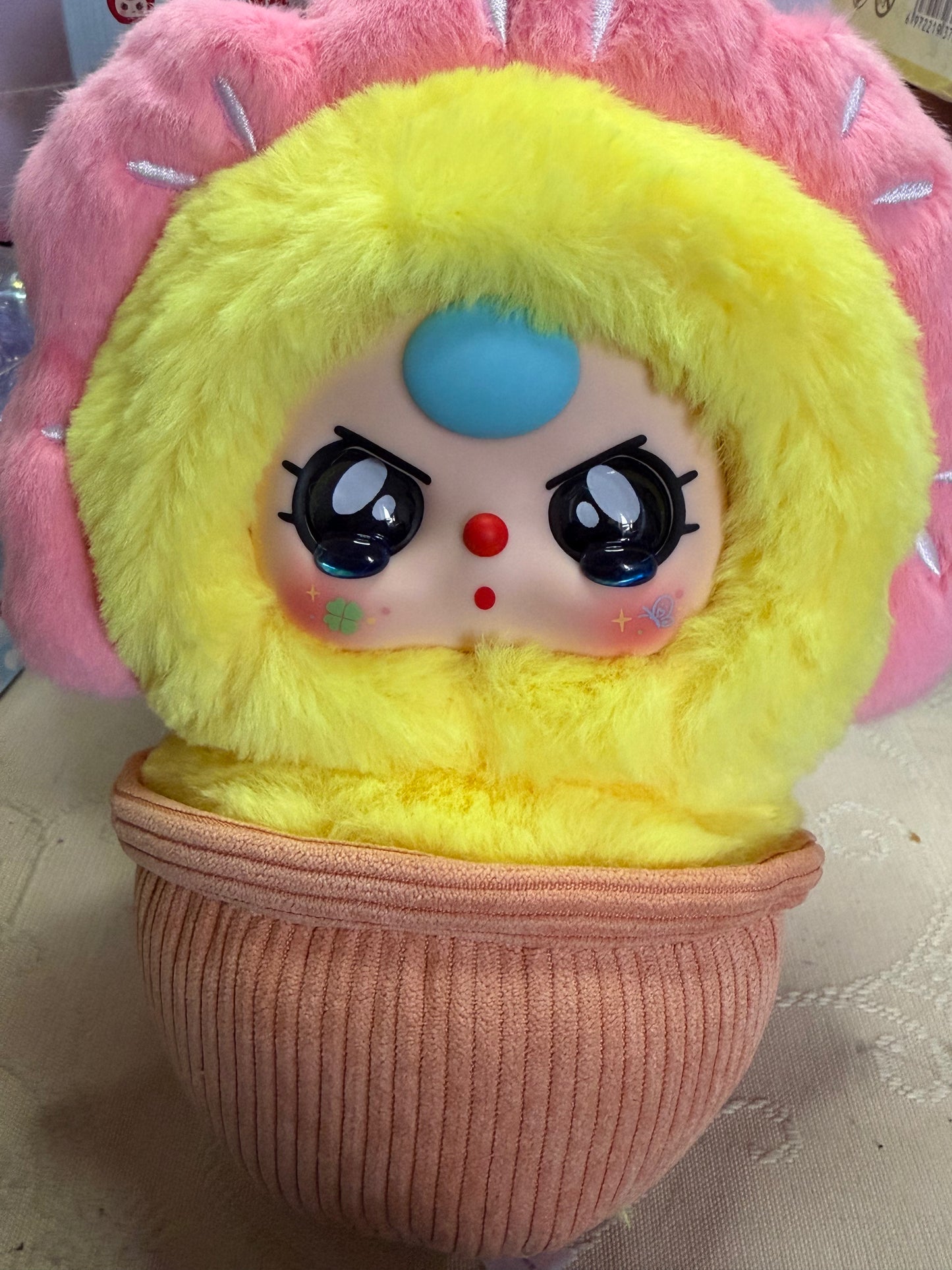 Baby Three A Pot of Little Flowers Plush Dolls