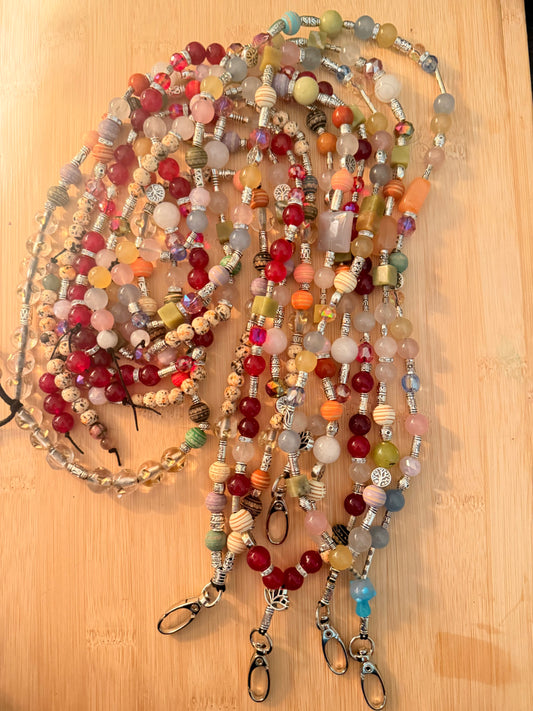 Handmade Beaded Lanyards